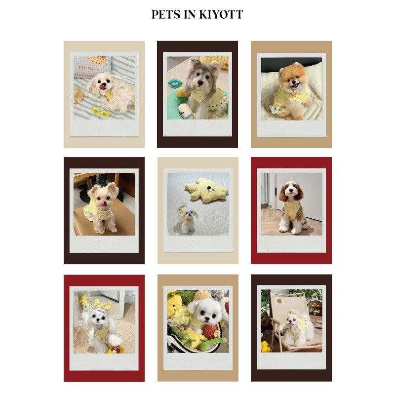 KIYOTT® Cute Summer Yellow Pineapple Embroidered Shirt for Dogs