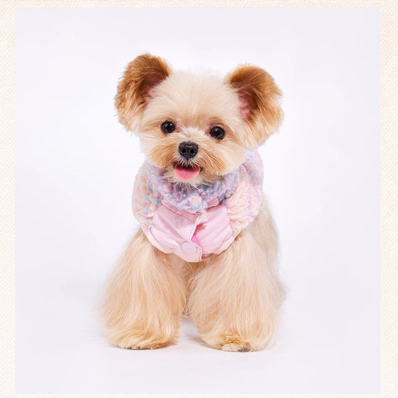 MookiPet® Colorful Grid Lamb Wool Vest for Dogs
