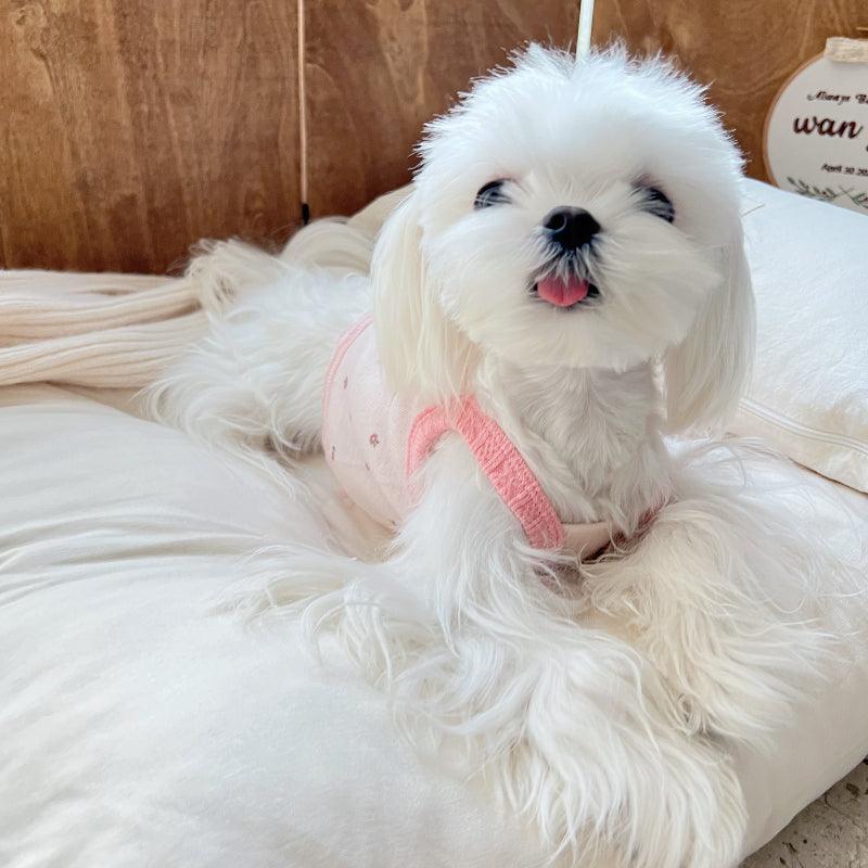 PalettePet® Pink Lace Flower Pet Tank Top - KIKOPALS