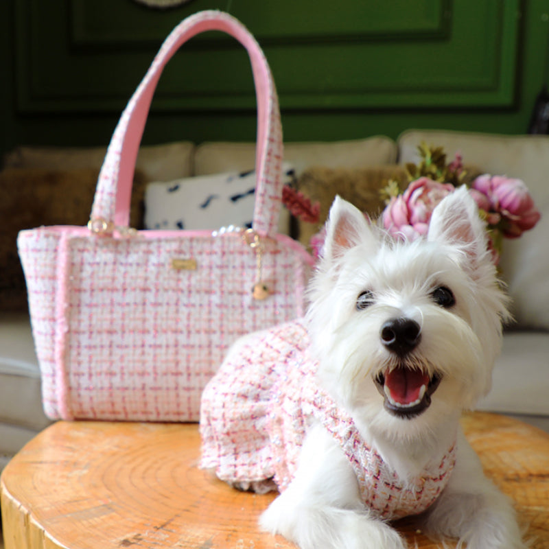 ARKIKA® Chanel-Style Pet Carrier Bag