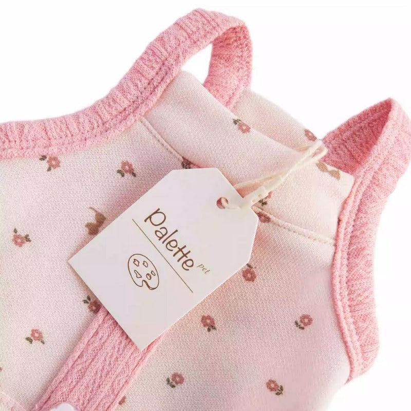 PalettePet® Pink Lace Flower Pet Tank Top - KIKOPALS