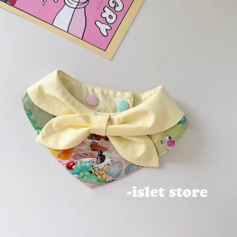 islet store® Adorable Oil Painting Style Pet Bow Tie - KIKOPALS