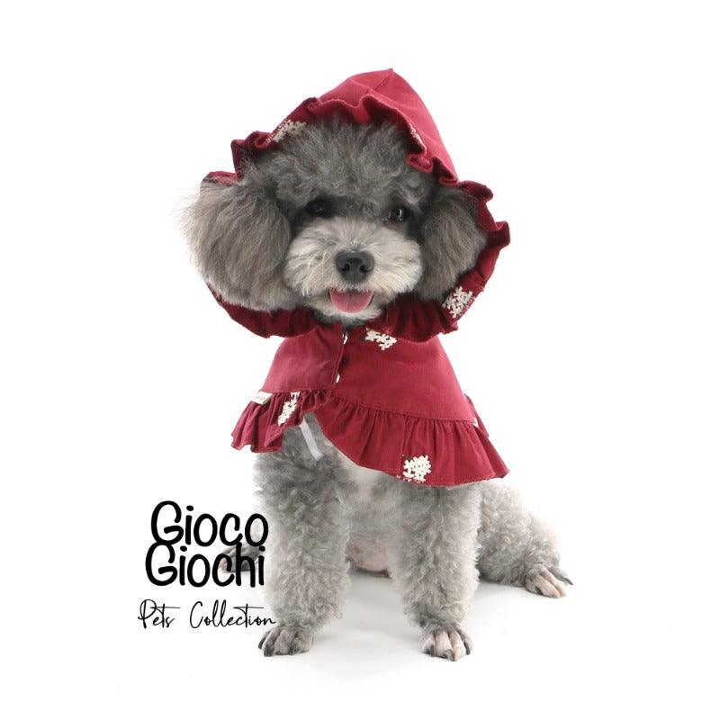GiocoGiochi® "Little Red Riding Hood" Pet Cape - KIKOPALS