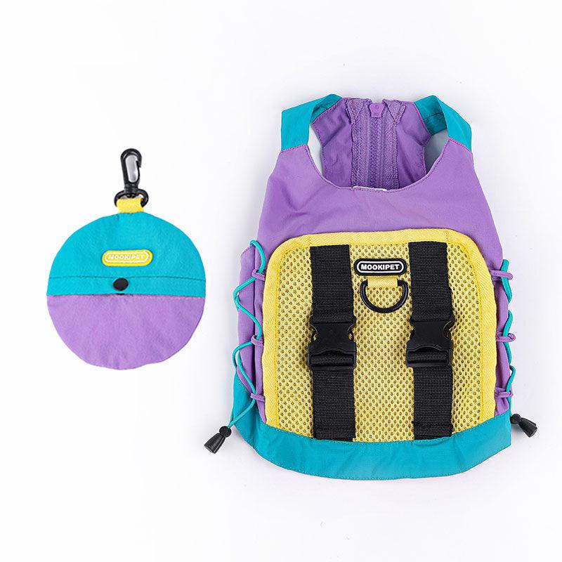 MookiPet® Functional Purple/Green Pet Vest - KIKOPALS