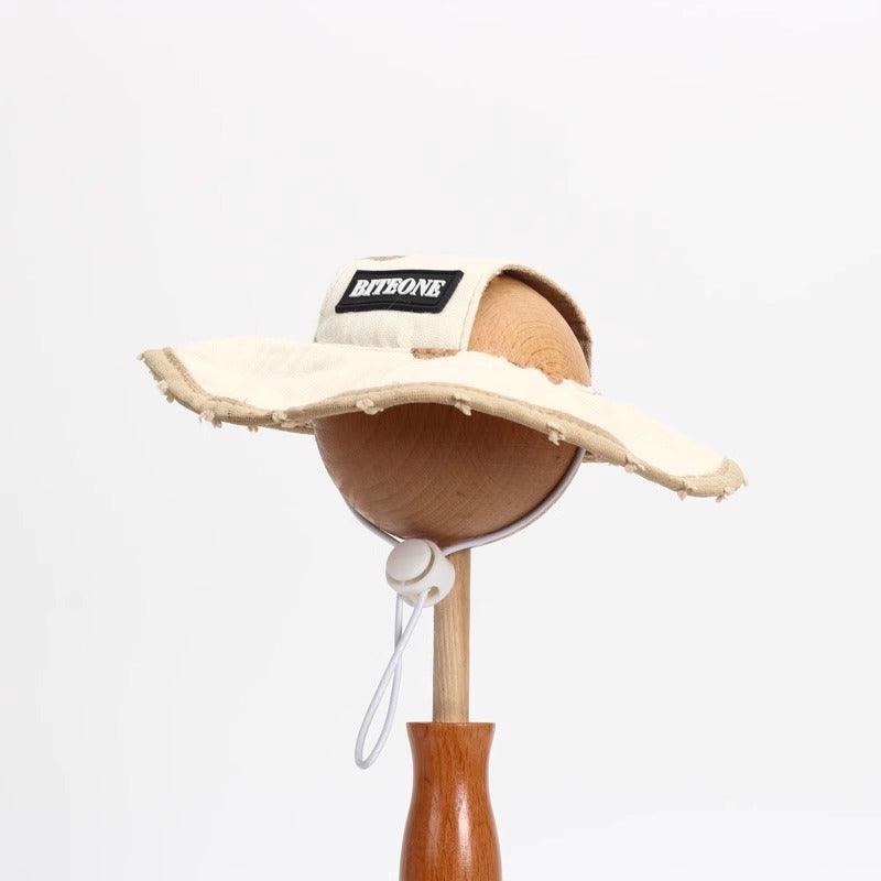 BITEONE® Bear-Themed Pet Fisherman Hat/Bib - KIKOPALS