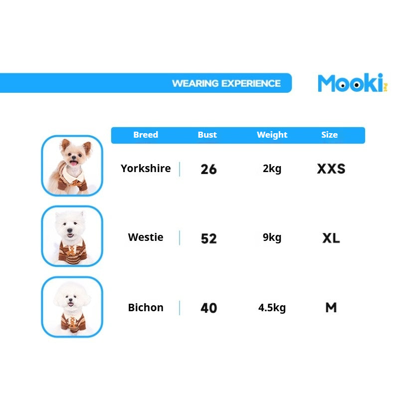 MookiPet® Retro Striped Sweater for Dogs