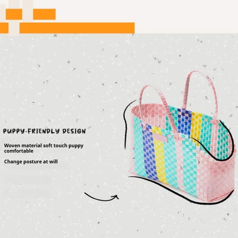 LIKAPAWS® Woven Pet Backpack For Outdoor