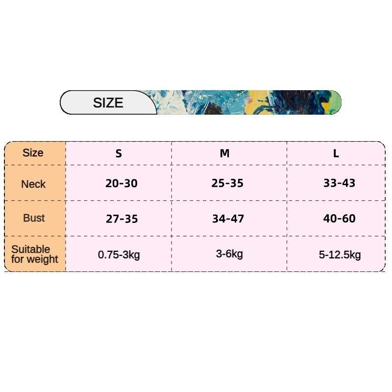 PalettePet® Vintage White & Blue Pet Vest - KIKOPALS