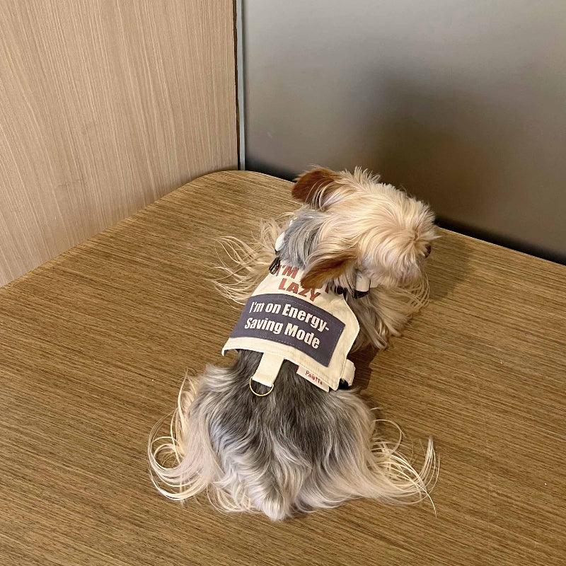 PalettePet® Vintage White & Blue Pet Vest - KIKOPALS