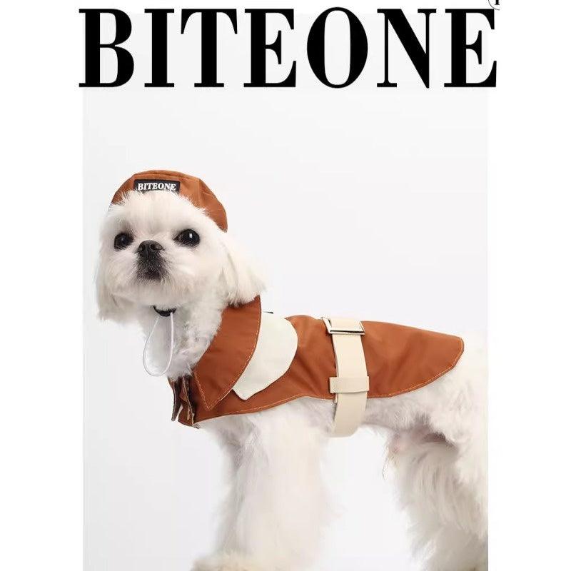 BITEONE® Red/White Dog Coat - KIKOPALS