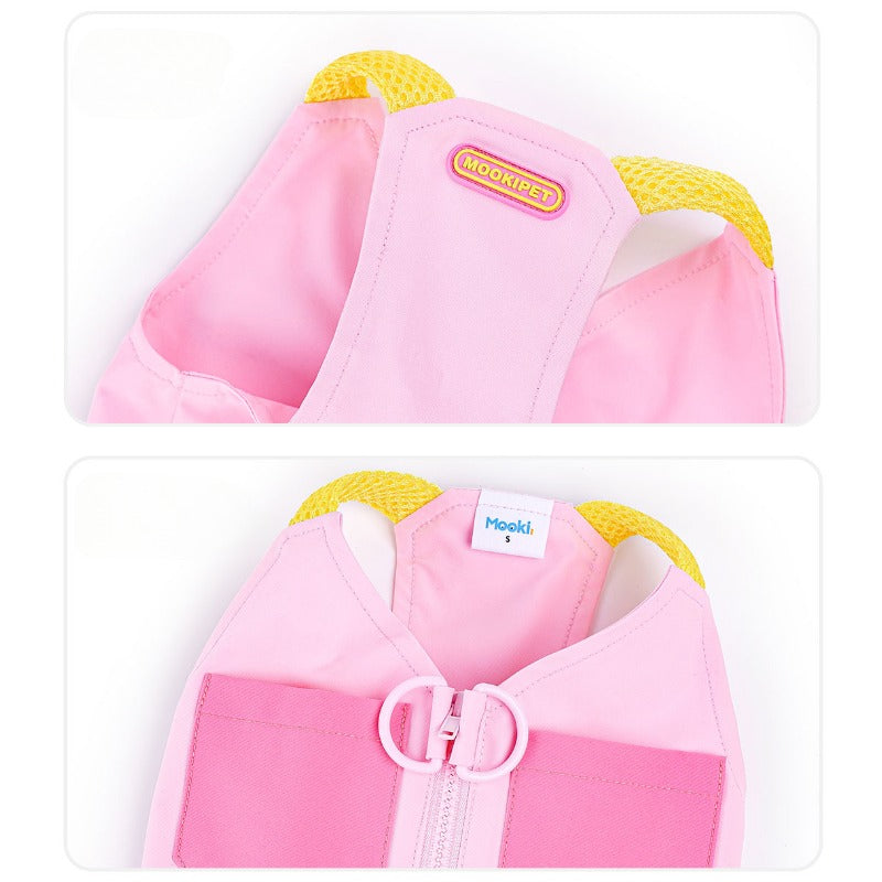 MookiPet® Mushroom Pendant Functional Vest - Pink for Dogs