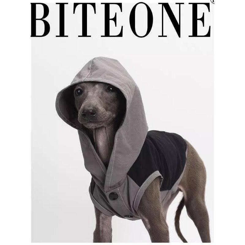 BITEONE® Black/Gray Dog Hoodie - KIKOPALS