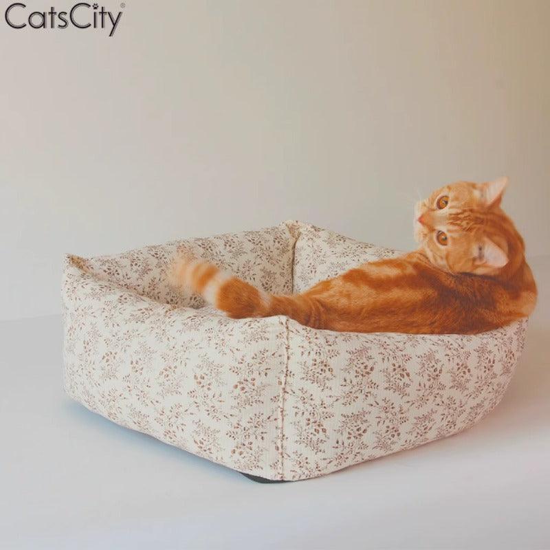 CatsCity® Colorful Lambswool Cat Bed - KIKOPALS