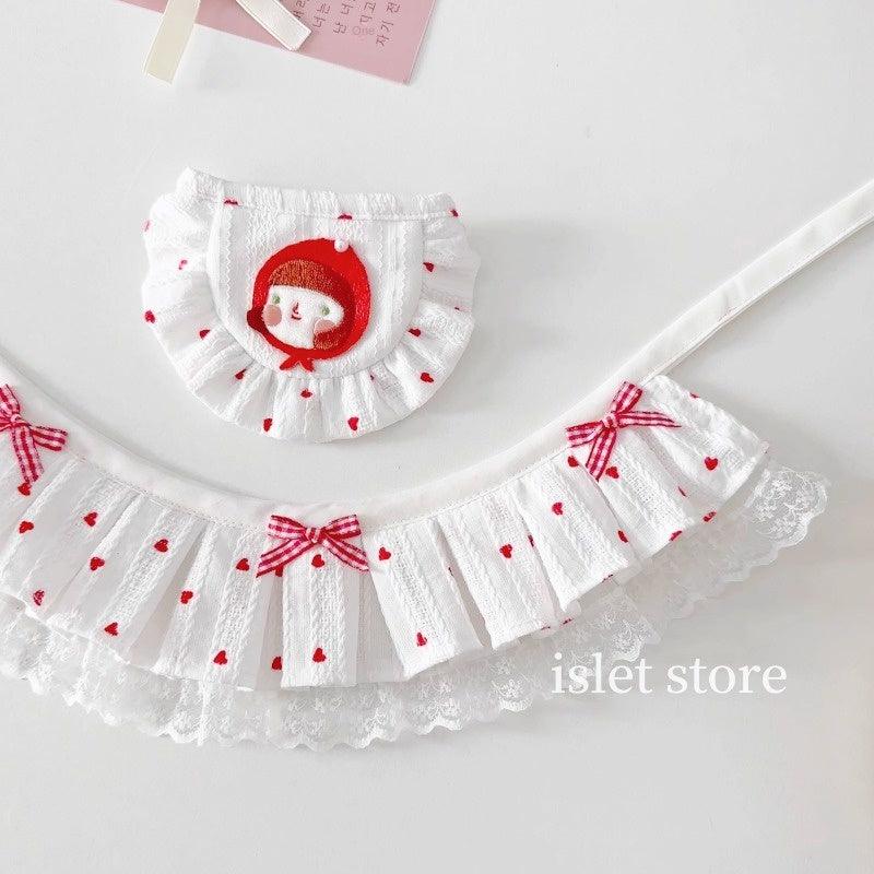 islet store® Fluffy Ruffle Pet Bib - KIKOPALS