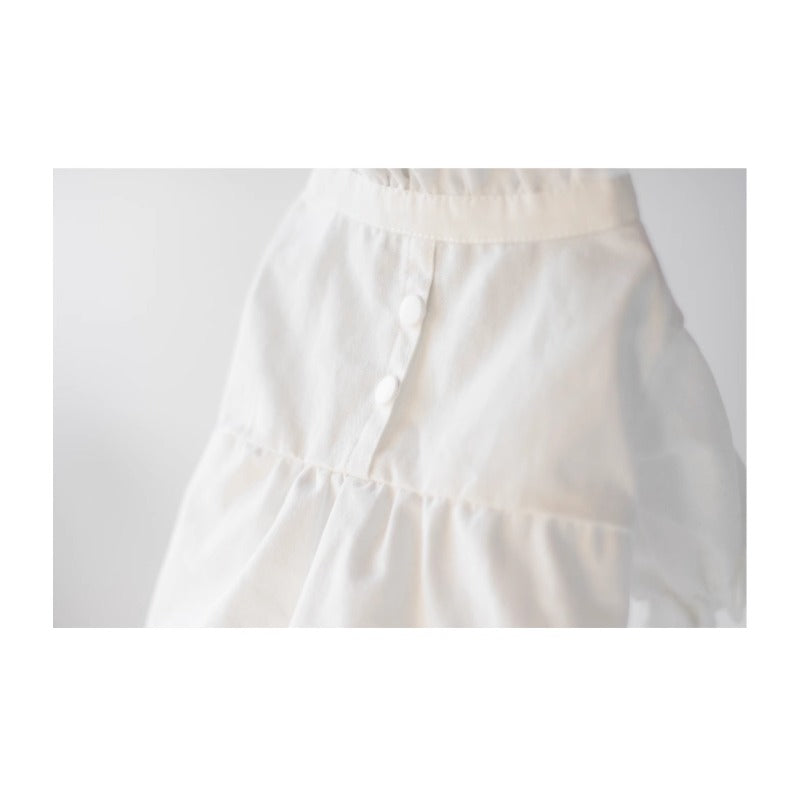 MARSHMALLOW® Vintage Ruffled Collar Shirt Dress for Dogs