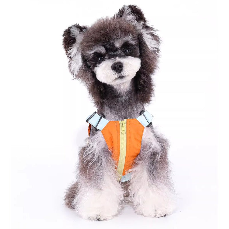 MookiPet® Vibrant Orange Outdoor Vest & Hat for Dogs