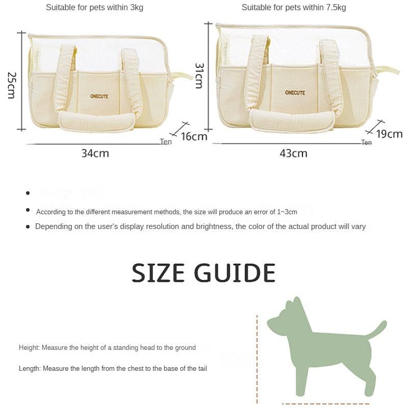 ONECUTE® White Pet Carrier - KIKOPALS
