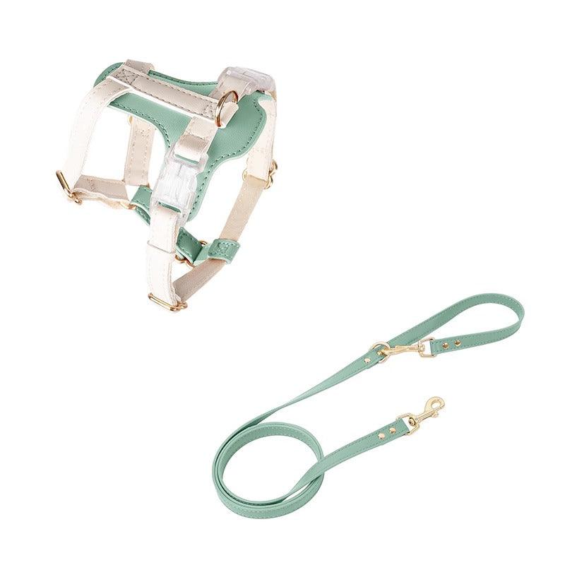 Minly® Leather Cat Harness & Leash Set - KIKOPALS