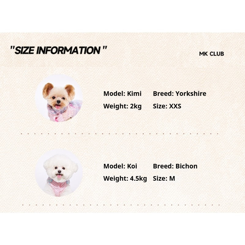 MookiPet® Colorful Grid Lamb Wool Vest for Dogs