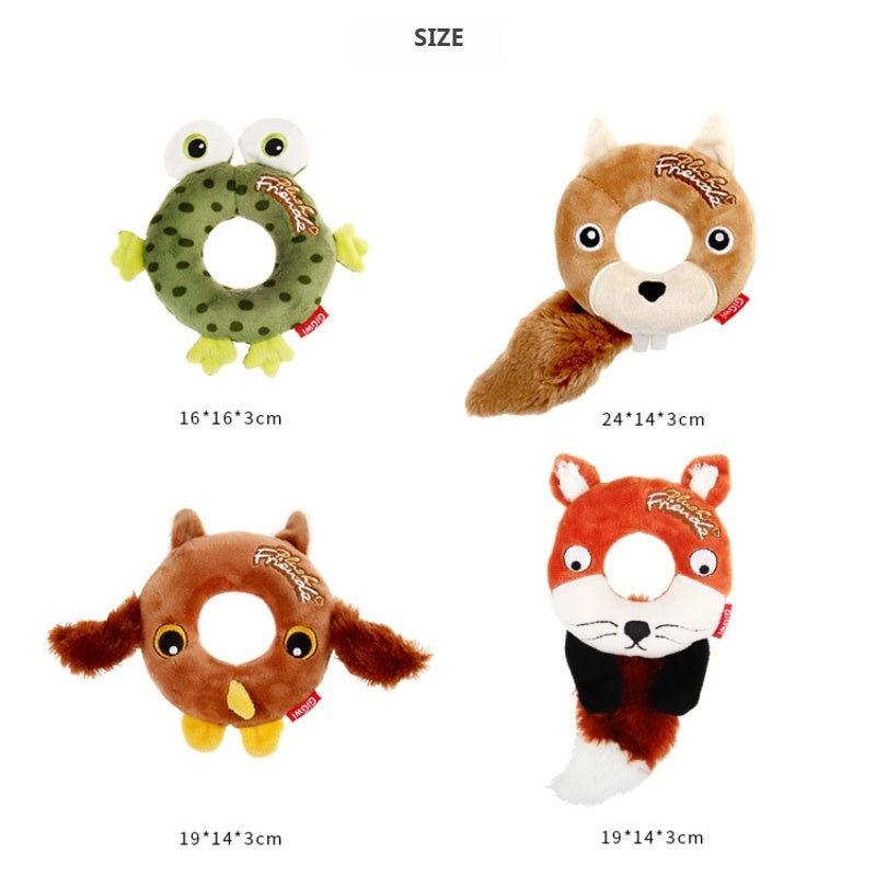 GiGwi® Donut Series Squeaky Plush Dog Toy