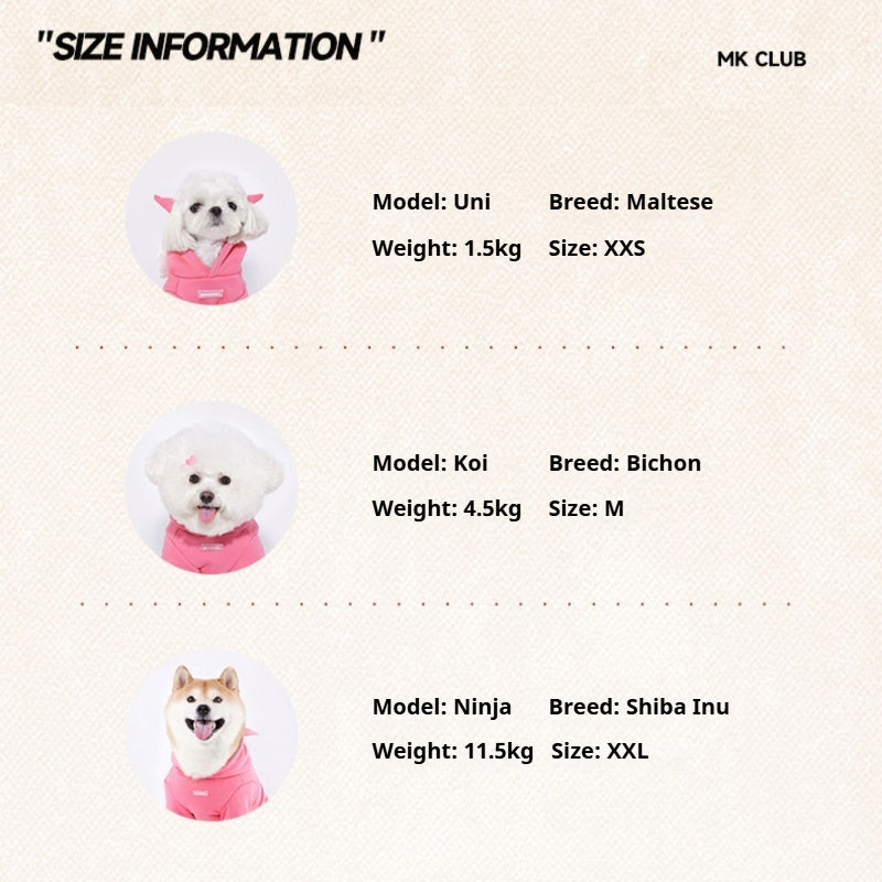 MookiPet® Pink Monster Hoodie for Dogs