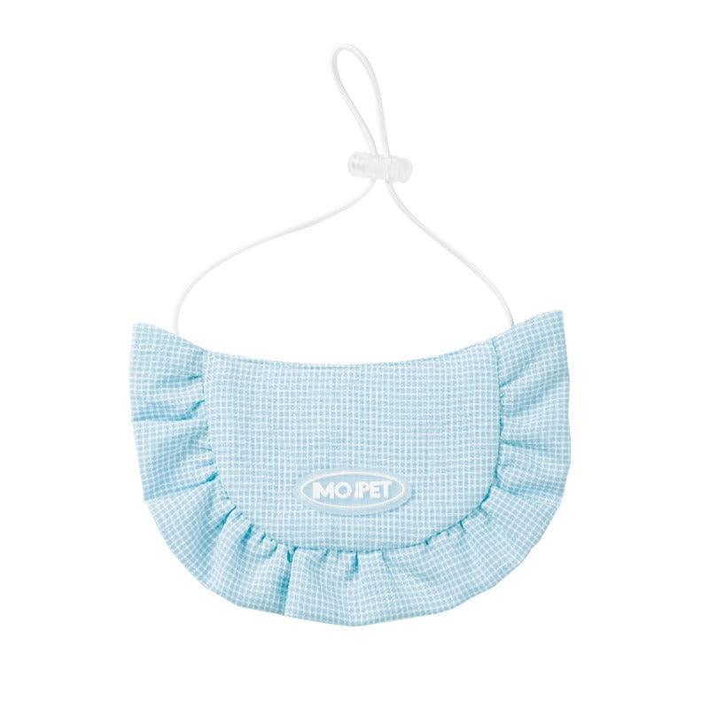 MQPET® Pet Fine Gingham Ruffle Bib - KIKOPALS