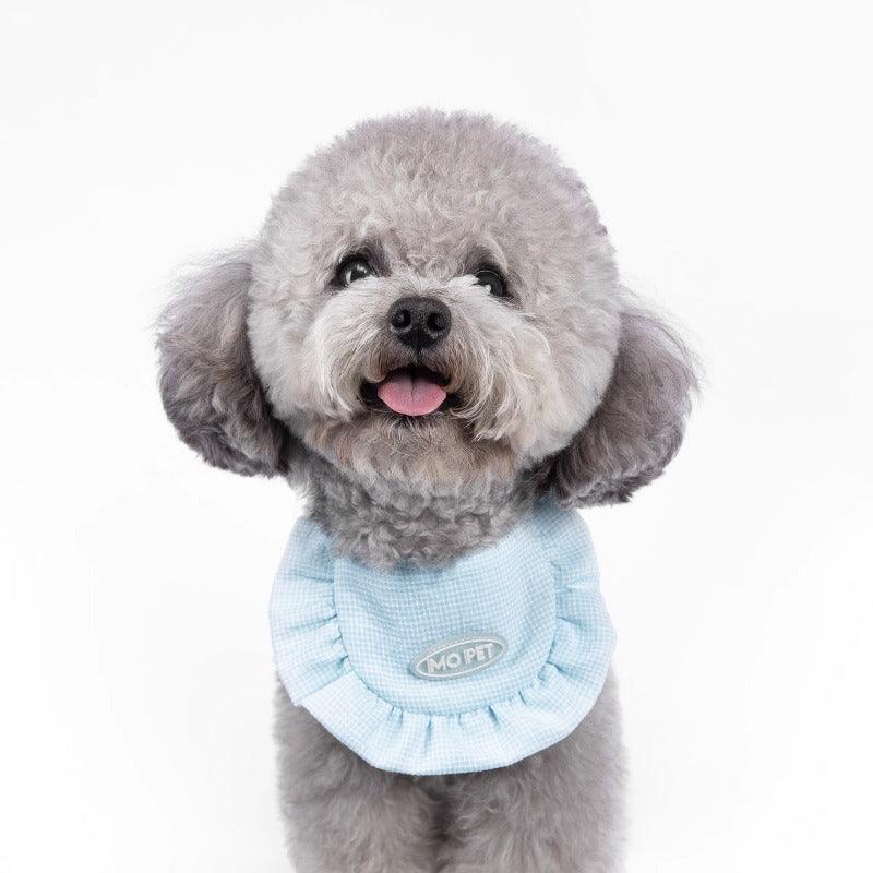 MQPET® Pet Fine Gingham Ruffle Bib - KIKOPALS