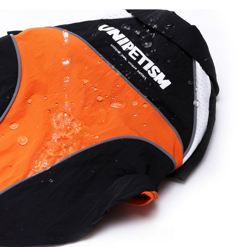 UNIPETISM® Sunset Orange Functional Jacket for Cats & Small Dogs