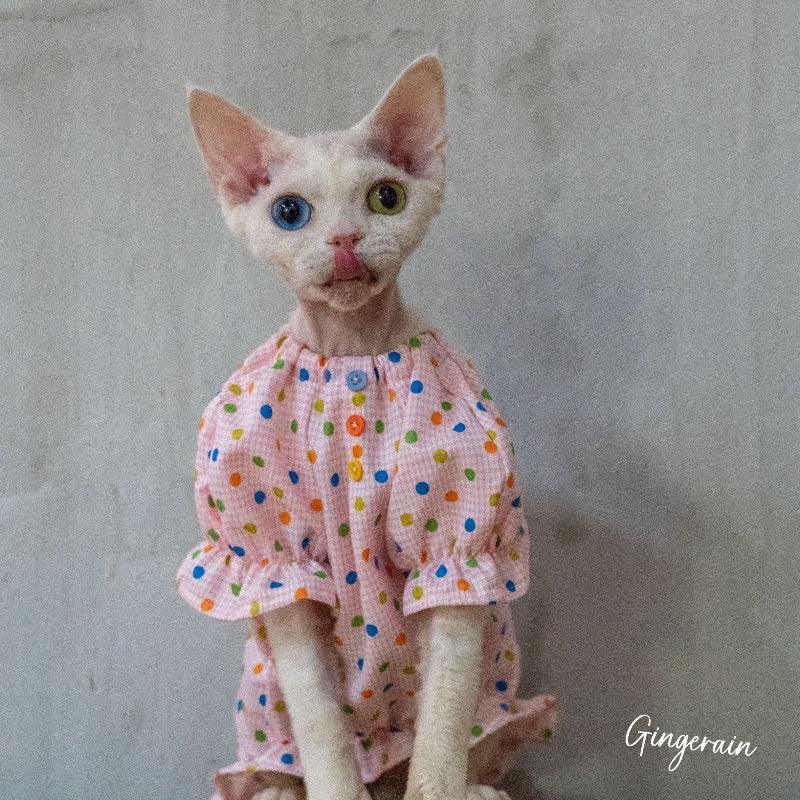 GINGERAIN® Candy Dot Doll Pet Dress - KIKOPALS