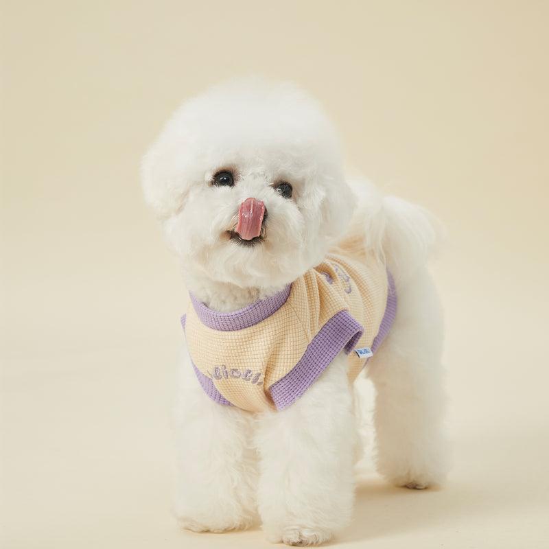 OLIOLI PET® Color-Block Waffle Dog Vest - KIKOPALS