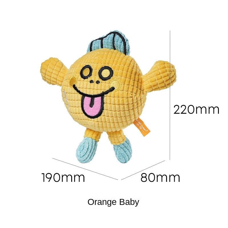 MoovaLab® Plush Food-Themed Squeaky Pet Toy - KIKOPALS