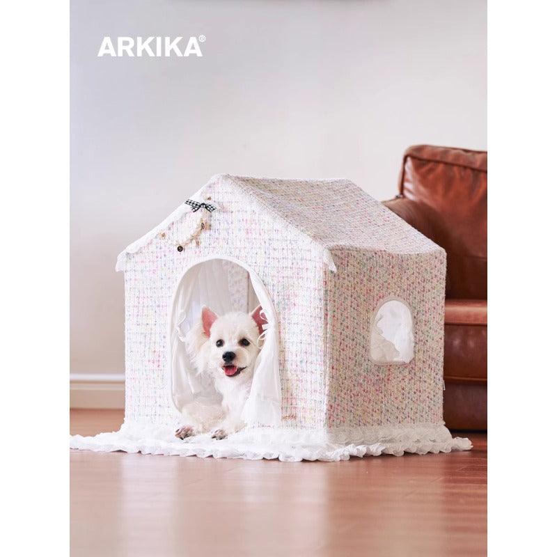 ARKIKA® Pink Pet Tent Bed - KIKOPALS