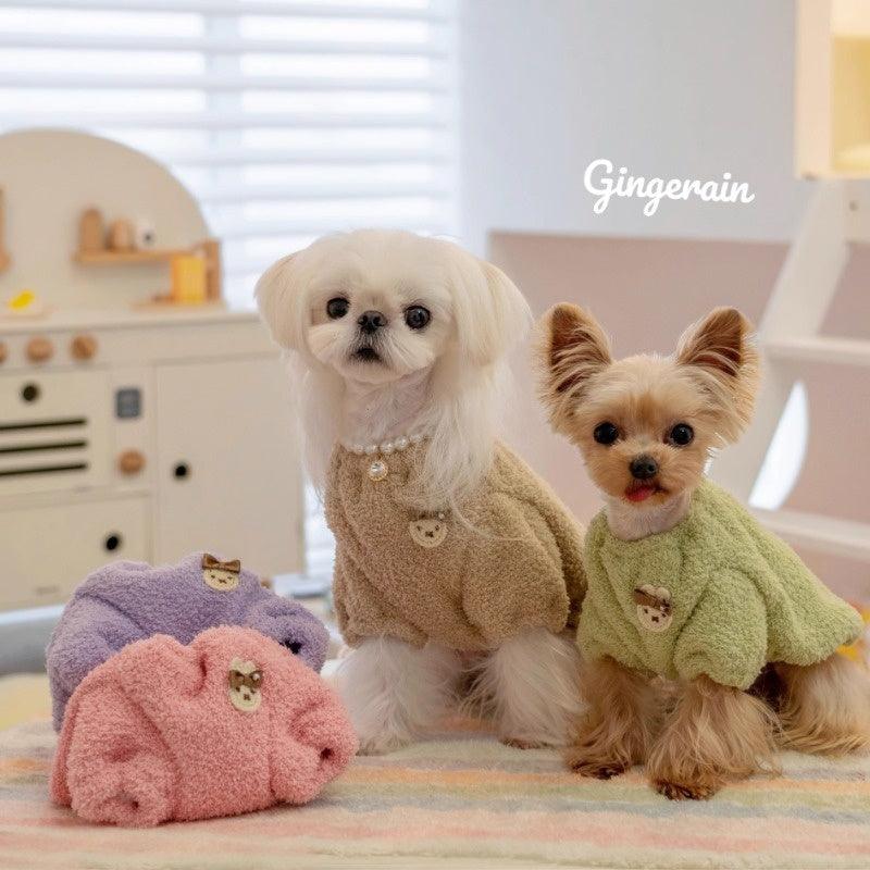 GINGERAIN® Thick Fleece Warm Dog Pajamas - KIKOPALS