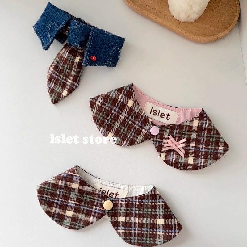 islet store® Plaid Pet Bib / Shawl - KIKOPALS