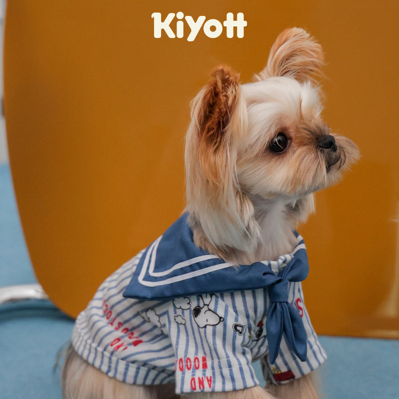 KIYOTT® Vintage Striped Sailor Dress for Dogs