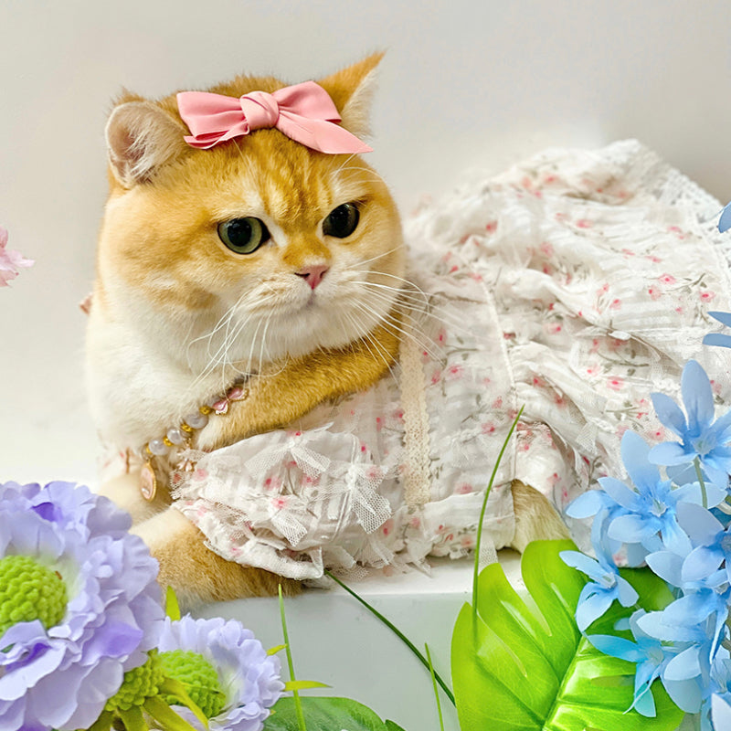 UNIPETISM® Pet Sweet Floral Dress for Dogs & Cats