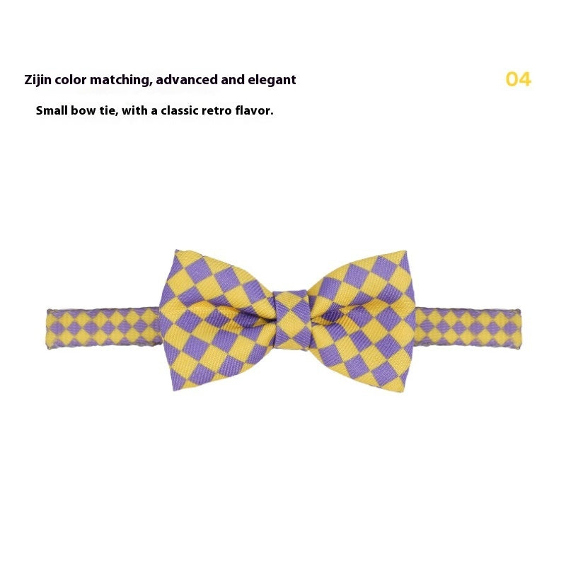 ZEZE® Checked Pet Collar for Cats & Small Dogs