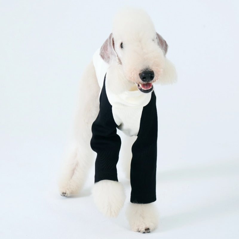 egge® Black & White Dog Hoodie for Medium Breeds