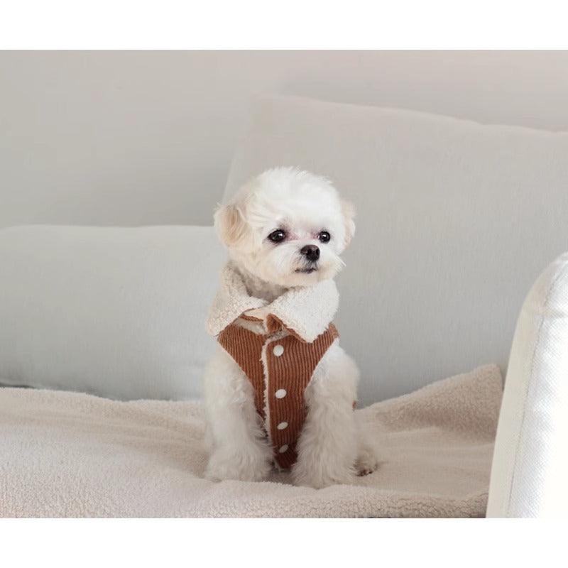 SANSUUK® Double-Sided Corduroy Vest for Pets - KIKOPALS