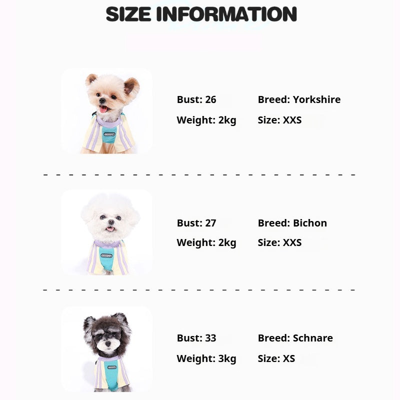 MookiPet® Functional Pocket Contrast T-Shirt for Dogs