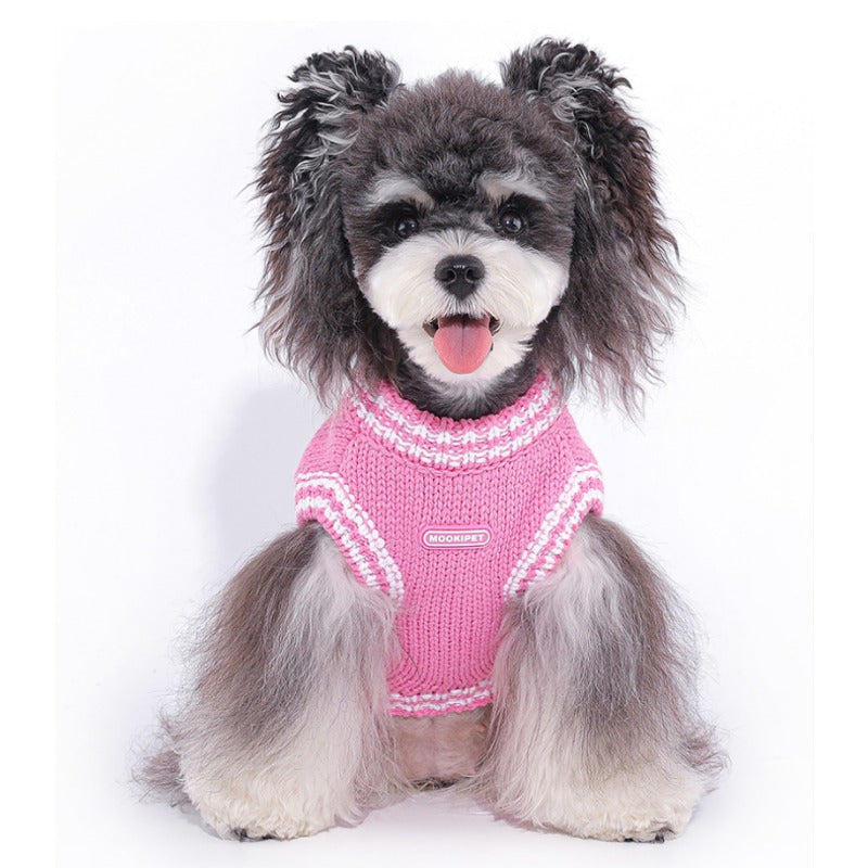 MookiPet® Pink Baseball Sports Vest for Dogs