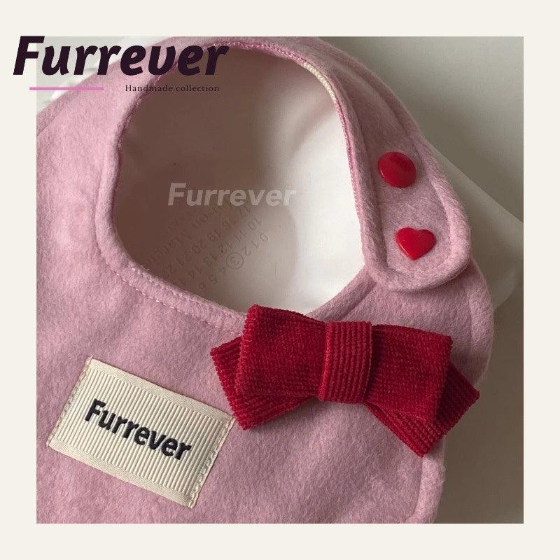 Furrever® Pink Cloud Bow Pet Bib - KIKOPALS