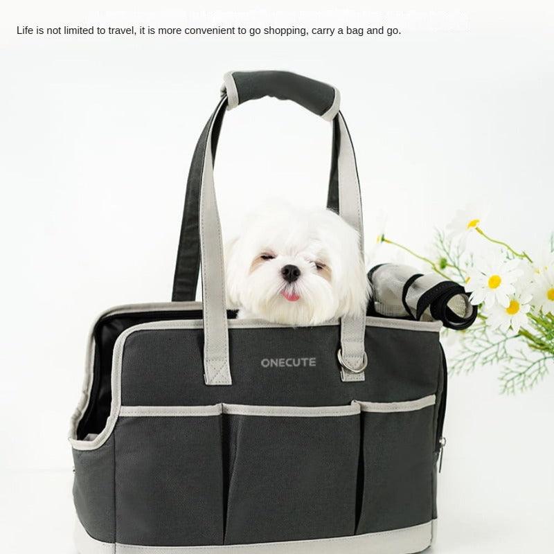 ONTCUTE® Gray Pet Carrier - KIKOPALS