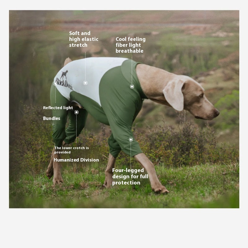 BlackDoggy® Ultra-Thin Cool Sensation Full-Coverage Sun Protection Suit for Dogs