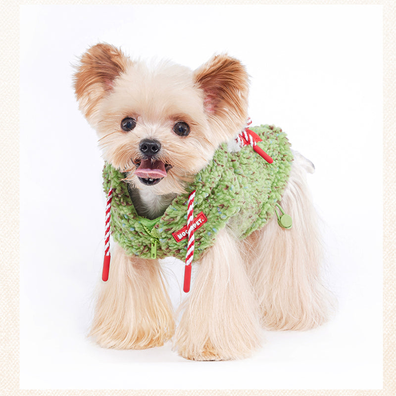 MookiPet® Christmas Gift Box Warm Vest for Dogs - Green