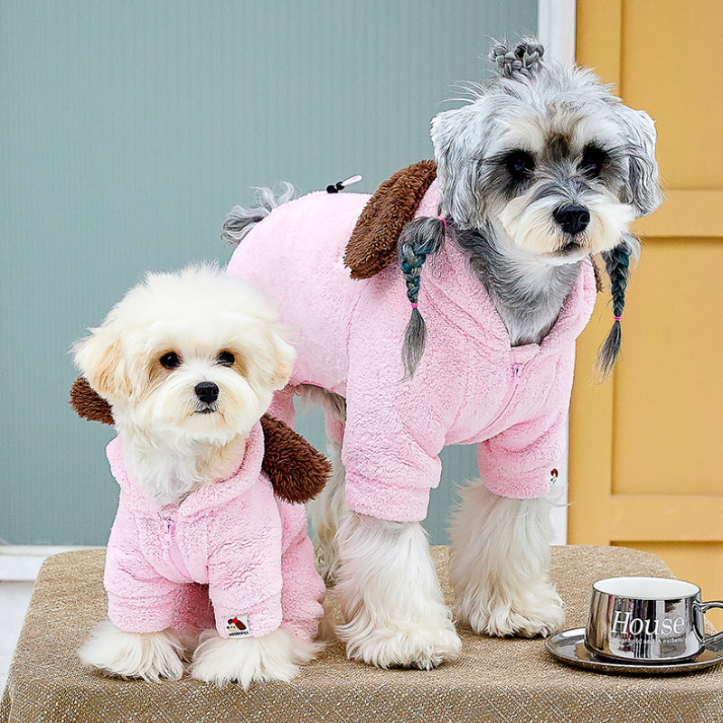 MookiPet® Cozy Pink Pajamas for Dogs & Cats