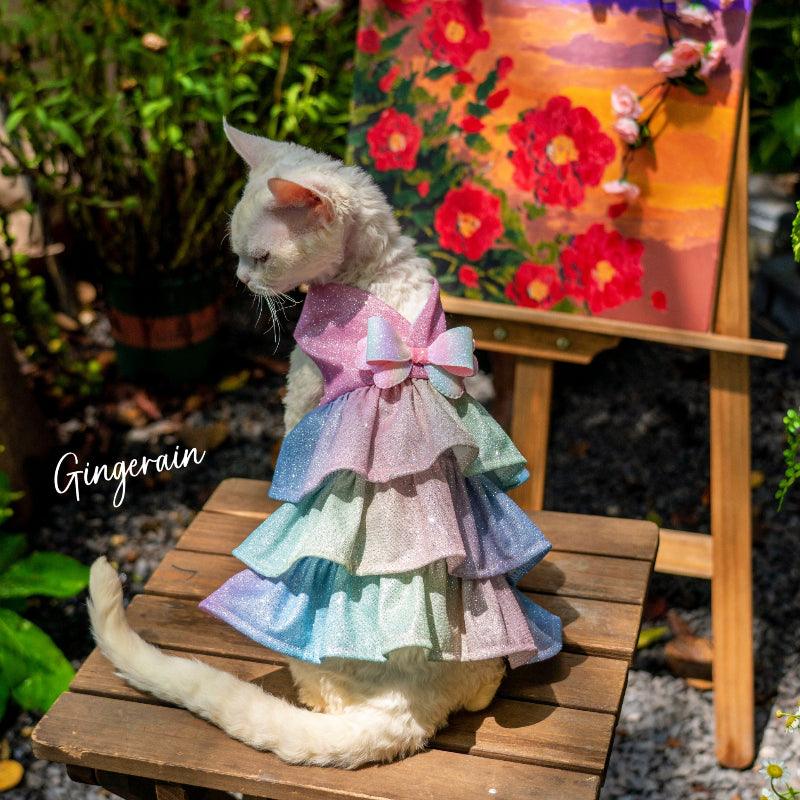 GINGERAIN®Shimmering Cat Princess Dress - KIKOPALS