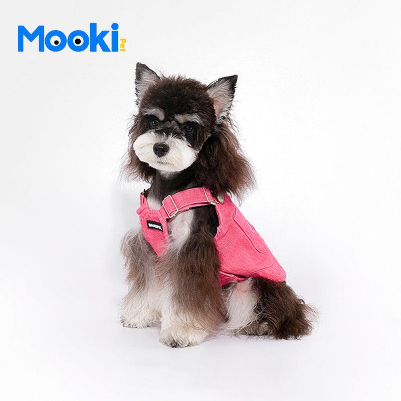 MookiPet® Pink Dog Denim Vest - KIKOPALS