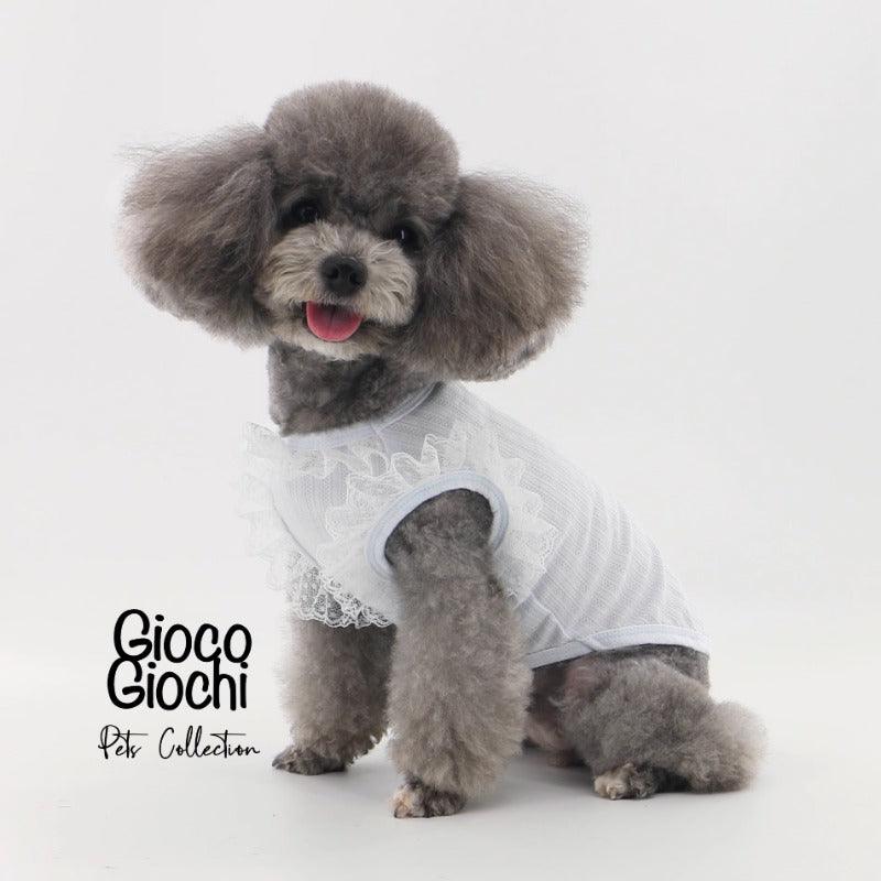 GiocoGiochi® Lace-Trimmed Jacquard Dog Vest - KIKOPALS