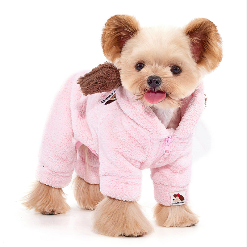 MookiPet® Cozy Pink Pajamas for Dogs & Cats